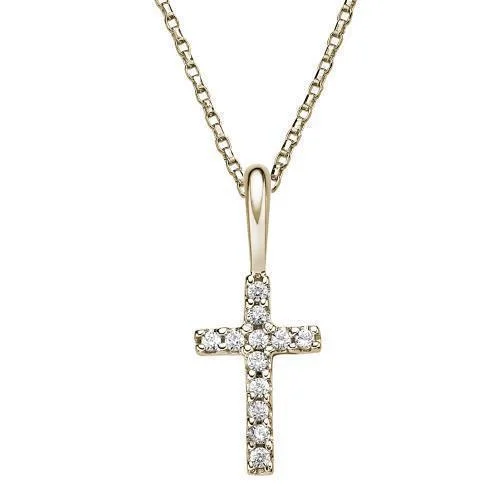 Elegant Jewelry Pieces At Unbelievable Prices Cross pendant in 10 carat yellow gold Elegant Jewelry Pieces At Unbelievable Prices Cross pendant in 10 carat yellow gold
