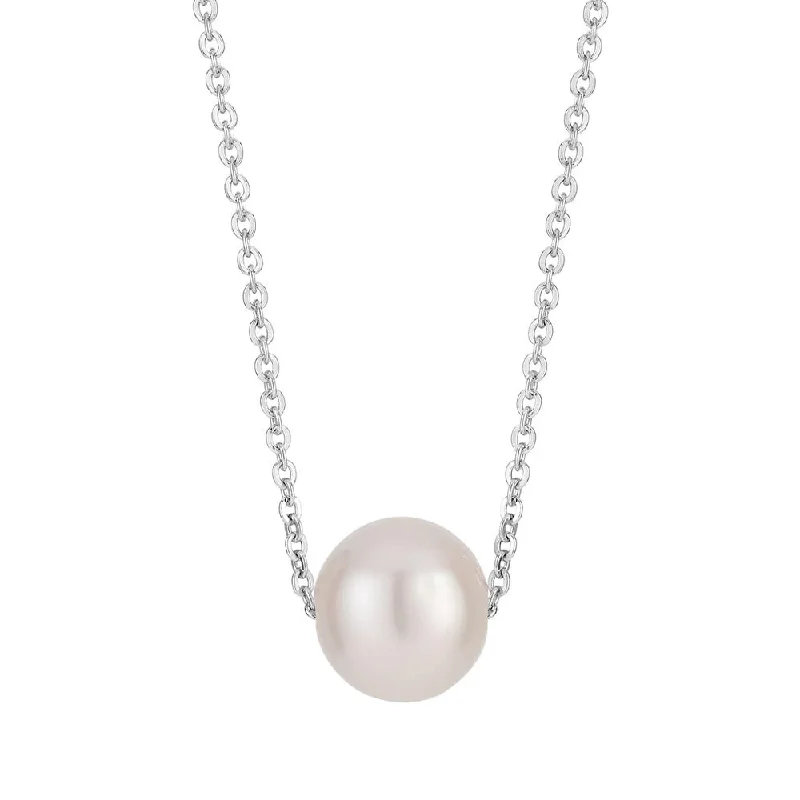 Limited-Time Offer On Premium Jewelry Collections Cultured freshwater pearl necklace in sterling silver Limited-Time Offer On Premium Jewelry Collections Cultured freshwater pearl necklace in sterling silver