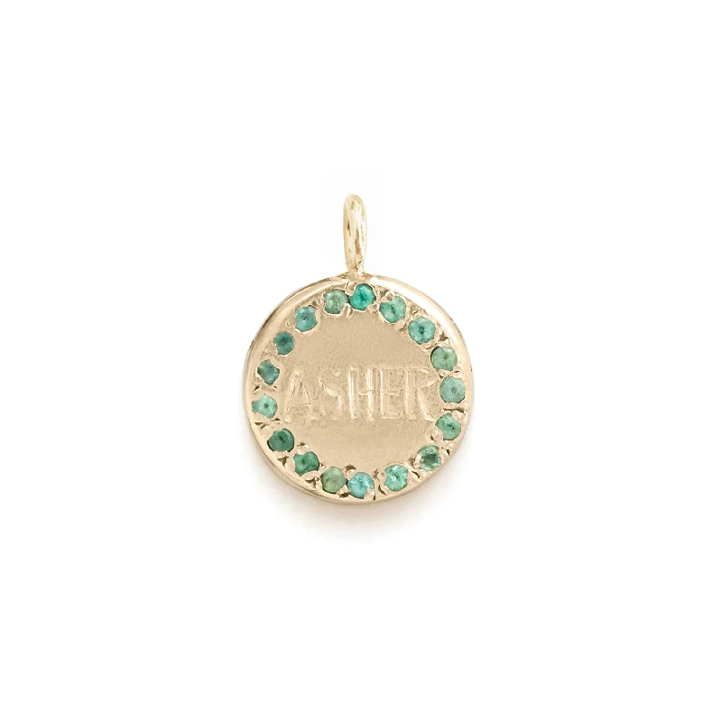 Elevate Your Jewelry Collection With Limited-Time Savings Custom Engravable Circle Charm Elevate Your Jewelry Collection With Limited-Time Savings Custom Engravable Circle Charm
