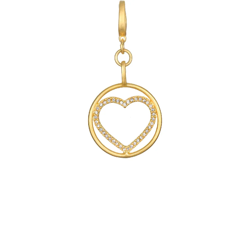 Sparkle For Less – Shop Jewelry Deals Now Cut-Out Heart Clip-On Charm