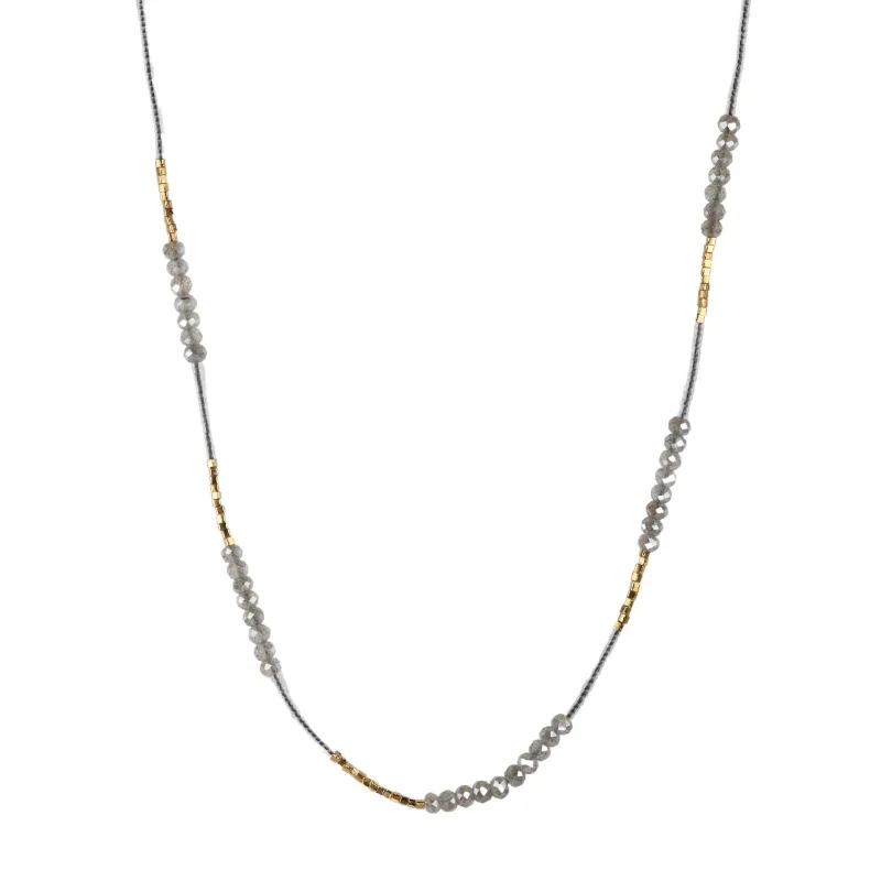 Jewelry Flash Sale – Stylish Designs At Unbeatable Rates Clear Seed Bead Necklace with Labradorite & Gold Vermeil Beaded Stations Jewelry Flash Sale – Stylish Designs At Unbeatable Rates Clear Seed Bead Necklace with Labradorite & Gold Vermeil Beaded Stations