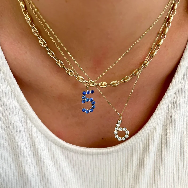 Exclusive Gemstone Jewelry Markdowns – Shop Now Diamond Digit Pendant