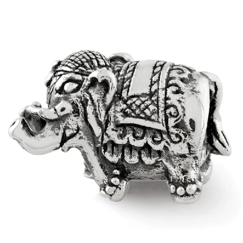 Don't Miss Out On Bestselling Jewelry At Special Prices Double Sided Circus Elephant Bead Charm in Antiqued Sterling Silver Don't Miss Out On Bestselling Jewelry At Special Prices Double Sided Circus Elephant Bead Charm in Antiqued Sterling Silver