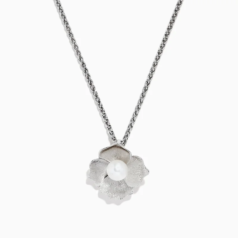 Flash Sale On Elegant Jewelry – Don't Miss Out 925 Sterling Silver Cultured Fresh Water Pearl Flower Pendant Flash Sale On Elegant Jewelry – Don't Miss Out 925 Sterling Silver Cultured Fresh Water Pearl Flower Pendant