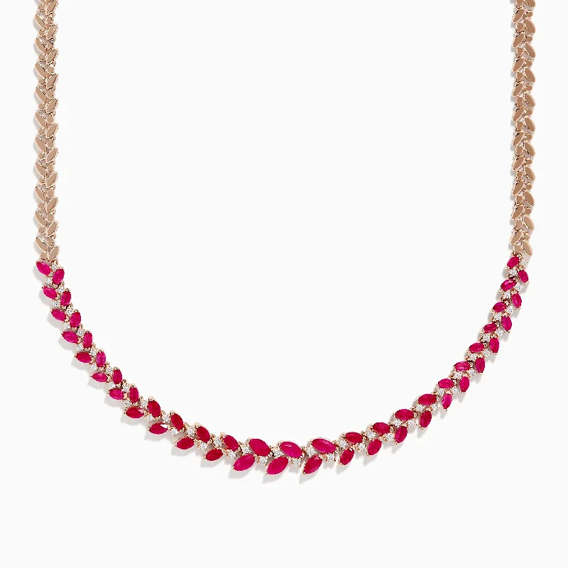 Dazzle With Discounts – Shop Jewelry On Sale Ruby Royale 14K Yellow Gold Ruby and Diamond Leaf Necklace Dazzle With Discounts – Shop Jewelry On Sale Ruby Royale 14K Yellow Gold Ruby and Diamond Leaf Necklace
