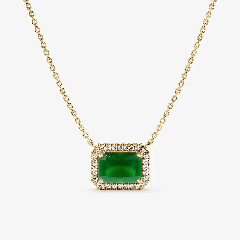 Elegant Jewelry At Unbeatable Offers – Shop Before It's Gone Emerald Diamond Necklace, Juliet Elegant Jewelry At Unbeatable Offers – Shop Before It's Gone Emerald Diamond Necklace, Juliet