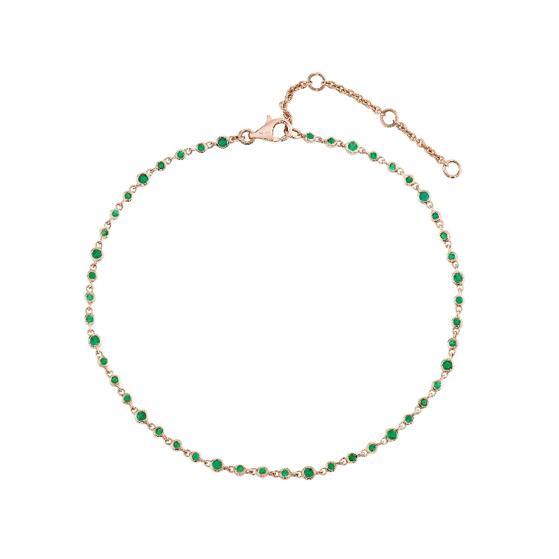 Rose Gold/Emerald