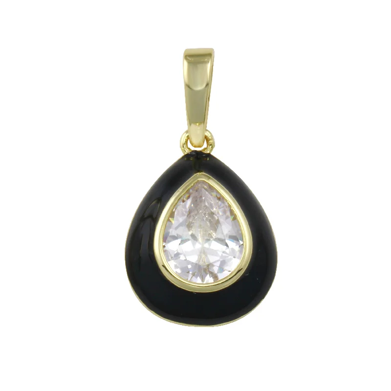 Don't Miss These Dazzling Jewelry Discounts Enamel Diamond Drop Charm