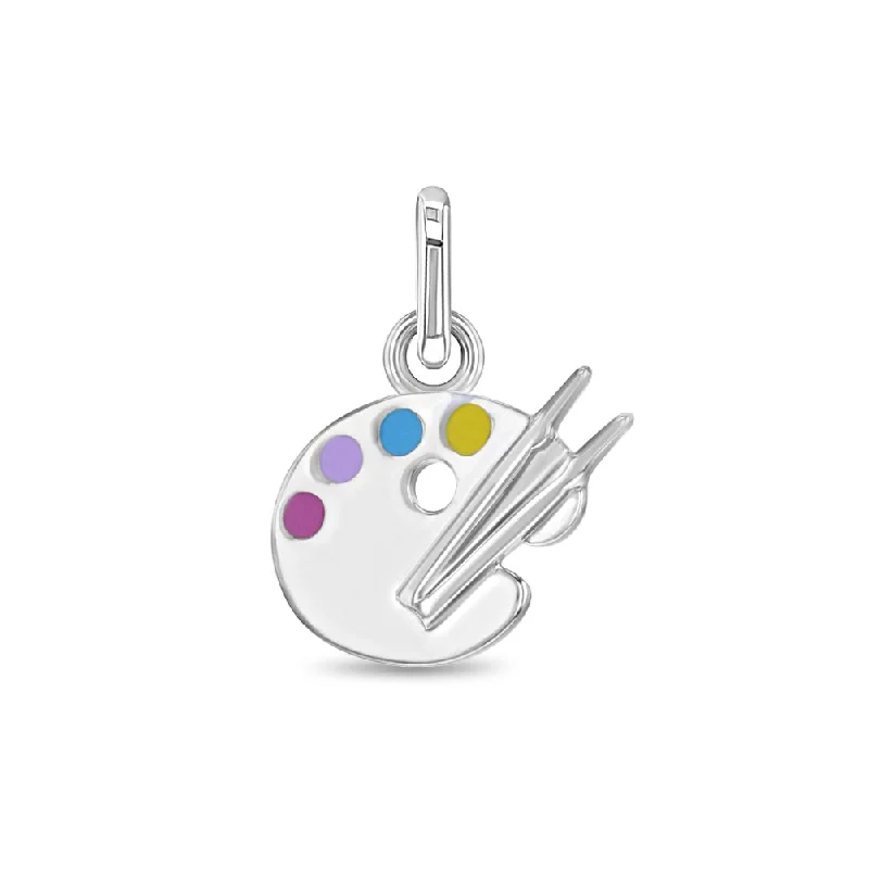 Trendy And Classic Jewelry Now At Reduced Prices Enamel Little Painter Charm Kids / Children's / Girls for Charm Bracelet - Sterling Silver Trendy And Classic Jewelry Now At Reduced Prices Enamel Little Painter Charm Kids / Children's / Girls for Charm Bracelet - Sterling Silver