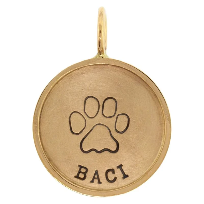 Limited-Time Offer On Premium Jewelry Collections Gold Pet Name Round Charm