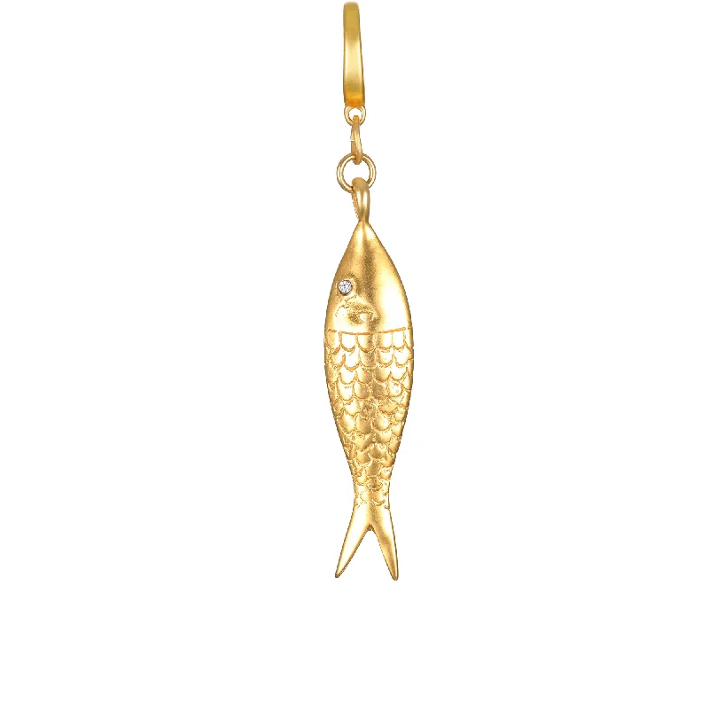 Exclusive Gemstone Jewelry Markdowns – Shop Now Golden Fish Clip-On Charm