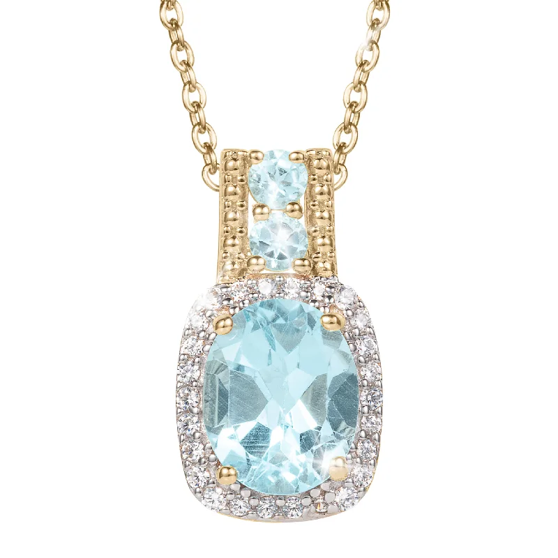 Unique Jewelry Designs Now At Discounted Rates Golden Serenity Blue Topaz Pendant