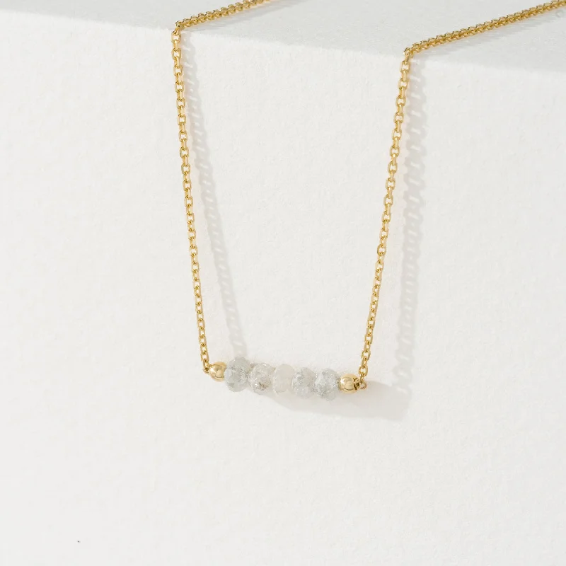 Make Every Moment Shine – Jewelry Discounts Available Grey Diamond Beaded Bar Necklace, Allie Make Every Moment Shine – Jewelry Discounts Available Grey Diamond Beaded Bar Necklace, Allie