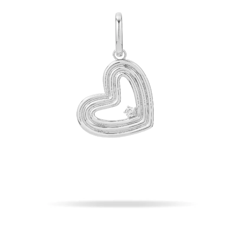 Elegant Designs, Unbeatable Discounts – Shop Jewelry Now Groovy Diamond Heart Hinged Charm in Sterling Silver Elegant Designs, Unbeatable Discounts – Shop Jewelry Now Groovy Diamond Heart Hinged Charm in Sterling Silver