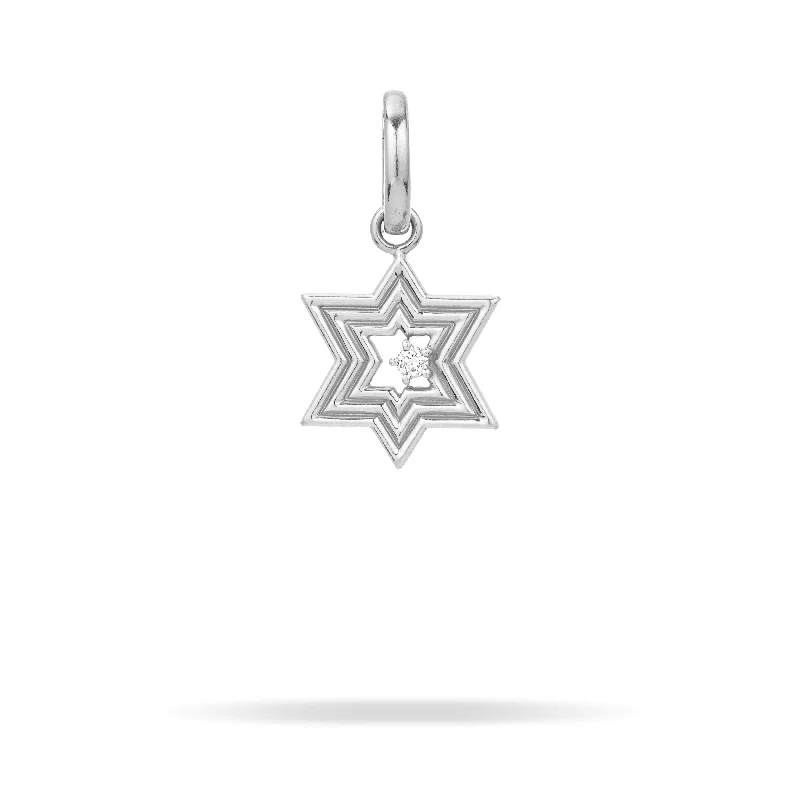 Exclusive Online Jewelry Sale – Don't Wait Groovy Star of David Hinged Charm in Sterling Silver Exclusive Online Jewelry Sale – Don't Wait Groovy Star of David Hinged Charm in Sterling Silver