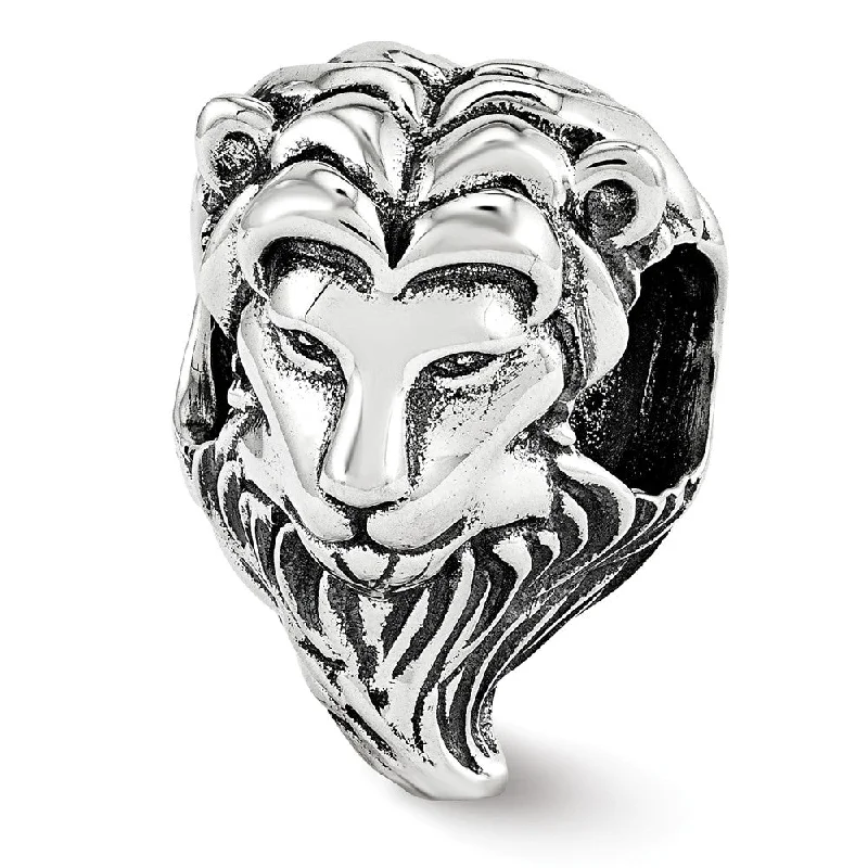 Unlock Unbeatable Jewelry Deals Before They’Re Gone Antiqued Sterling Silver Lion's Head Bead Charm Unlock Unbeatable Jewelry Deals Before They’Re Gone Antiqued Sterling Silver Lion's Head Bead Charm