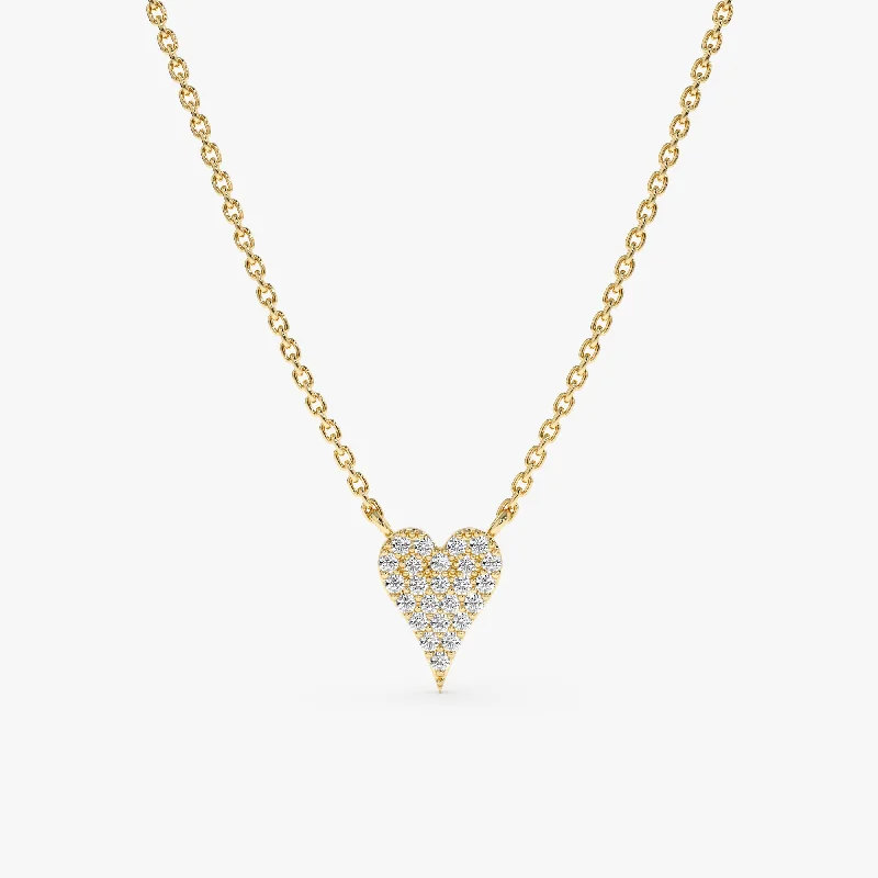 Shop Stylish Jewelry Now And Save Big Long Diamond Heart Necklace, Natalie