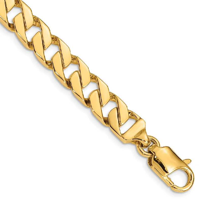 Jewelry Clearance Sale – Final Reductions Men's 14k Yellow Gold, 9.25mm Fancy-Link Chain Bracelet - 8 Inch Jewelry Clearance Sale – Final Reductions Men's 14k Yellow Gold, 9.25mm Fancy-Link Chain Bracelet - 8 Inch