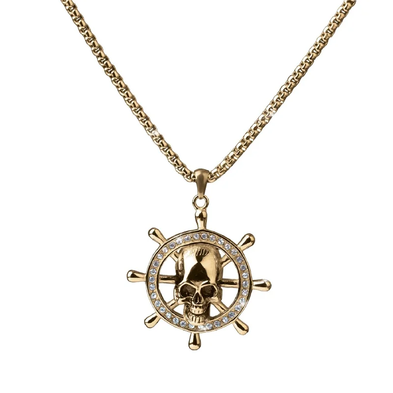 Discounted Luxury Jewelry – Shine Without The Splurge Nautilus Skull Pendant