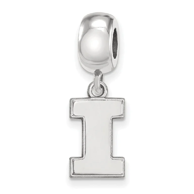 Classic And Modern Jewelry Styles On Sale Sterling Silver University of Illinois Small Dangle Bead Charm Classic And Modern Jewelry Styles On Sale Sterling Silver University of Illinois Small Dangle Bead Charm