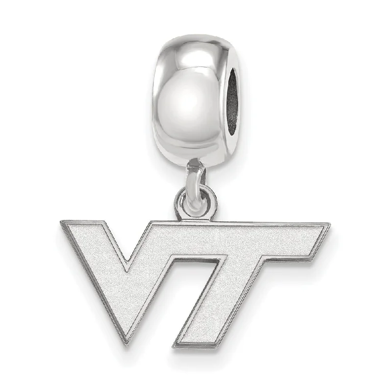 Best Jewelry Sale Prices – Limited-Time Offer Sterling Silver Virginia Tech XS 'VT' Dangle Bead Charm