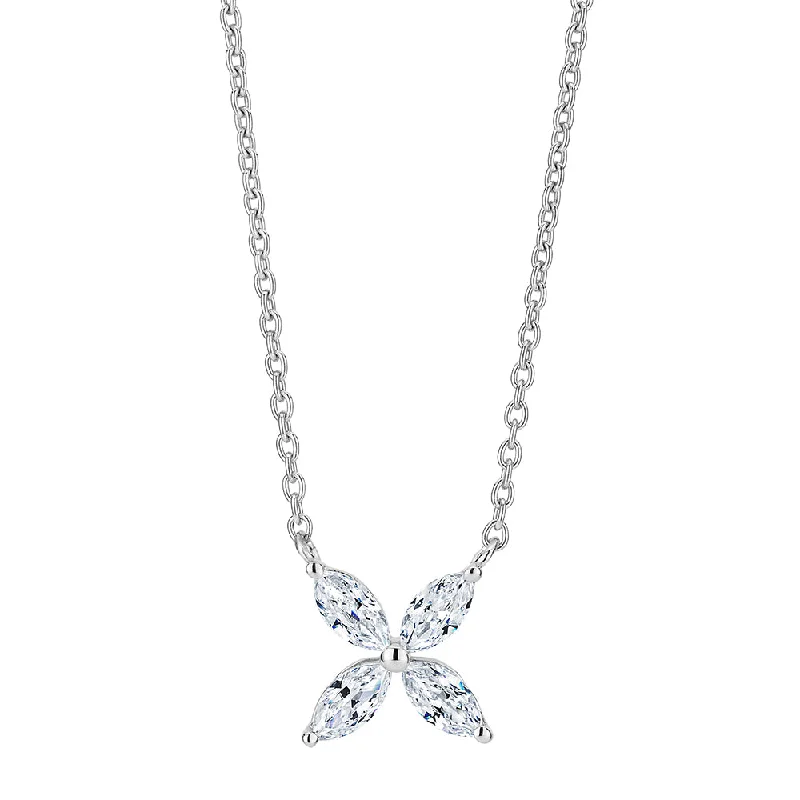 The Jewelry Sale You've Been Waiting For Is Here Necklace with 0.56 carats* of diamond simulants in sterling silver The Jewelry Sale You've Been Waiting For Is Here Necklace with 0.56 carats* of diamond simulants in sterling silver