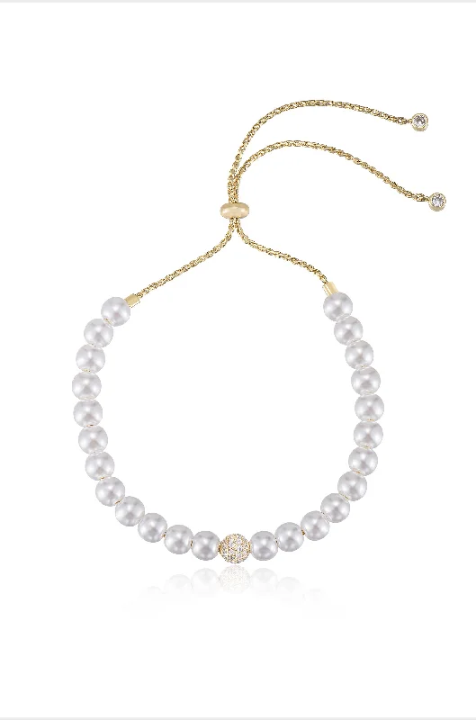 Bohemian-Inspired Jewelry For Free-Spirited Fashion Pearl Adjustable Bracelet