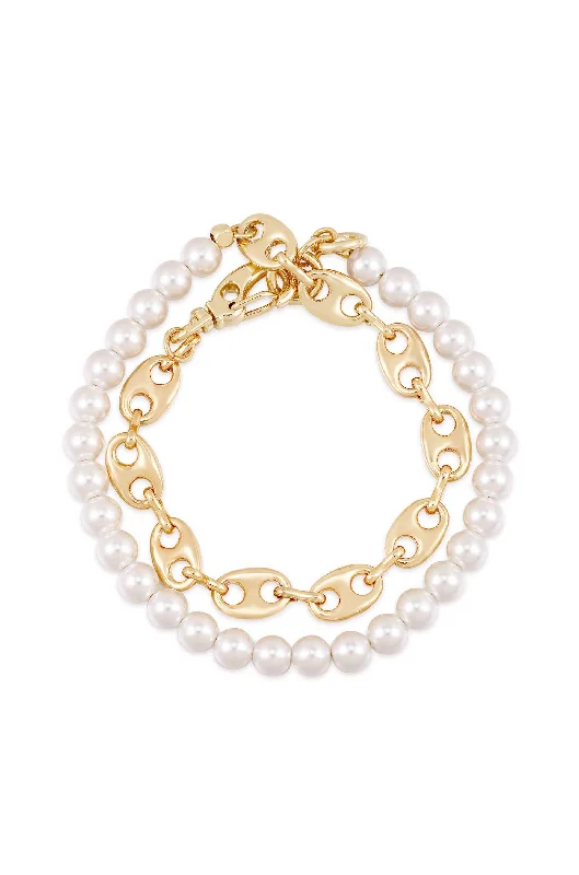 Affordable Glamour – Must-Have Jewelry At Special Rates Pearl and Chain Wrap Bracelet Affordable Glamour – Must-Have Jewelry At Special Rates Pearl and Chain Wrap Bracelet