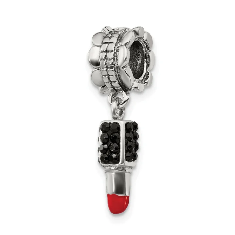 Once-A-Year Jewelry Deals – Shop Before They’Re Gone Sterling Silver Red Enamel Lipstick Crystal Dangle Bead Charm Once-A-Year Jewelry Deals – Shop Before They’Re Gone Sterling Silver Red Enamel Lipstick Crystal Dangle Bead Charm