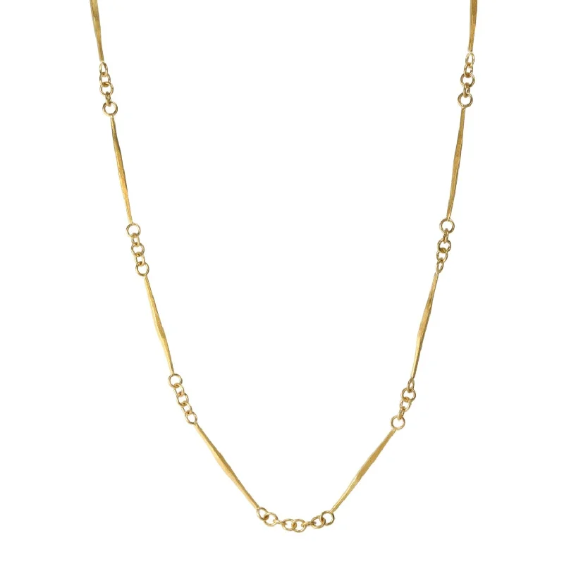 Unlock Unbeatable Jewelry Deals Before They’Re Gone 22K Gold Handmade "Twig" Bar Chain Unlock Unbeatable Jewelry Deals Before They’Re Gone 22K Gold Handmade "Twig" Bar Chain
