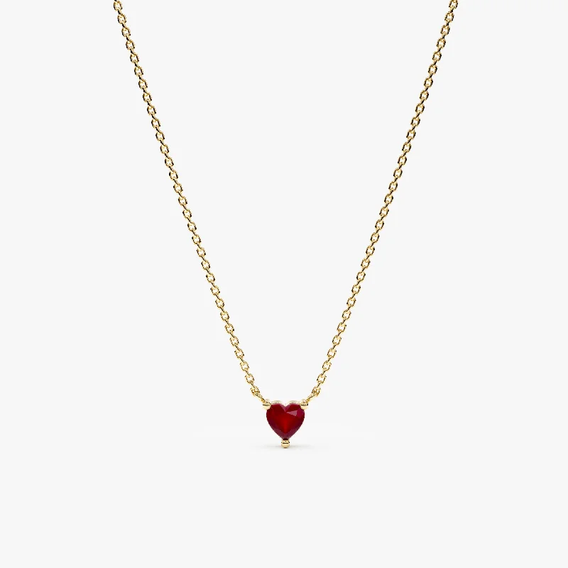 Handcrafted Jewelry Sale – Unique Designs At Low Prices Ruby Heart Necklace, Corin Handcrafted Jewelry Sale – Unique Designs At Low Prices Ruby Heart Necklace, Corin