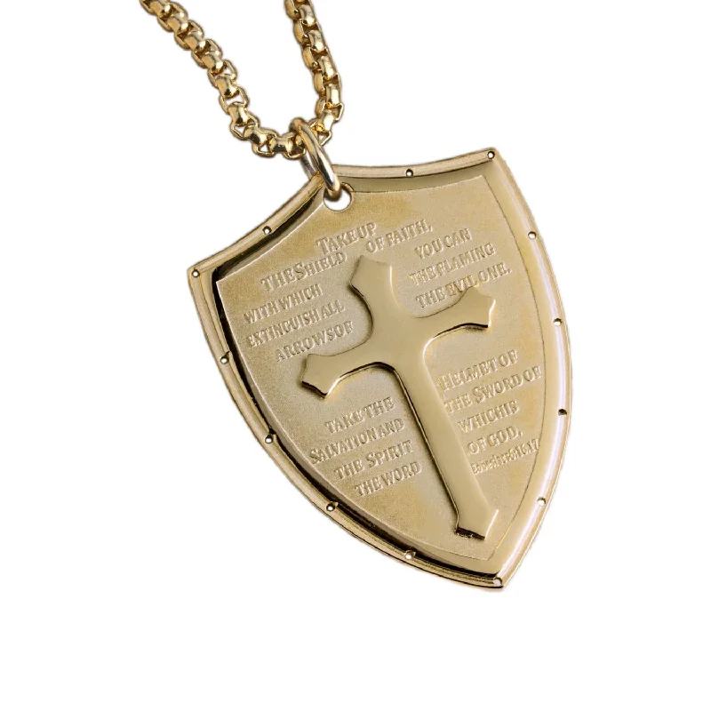 Exclusive Jewelry Discounts – Shop Now For Savings Shield Of Faith Pendant