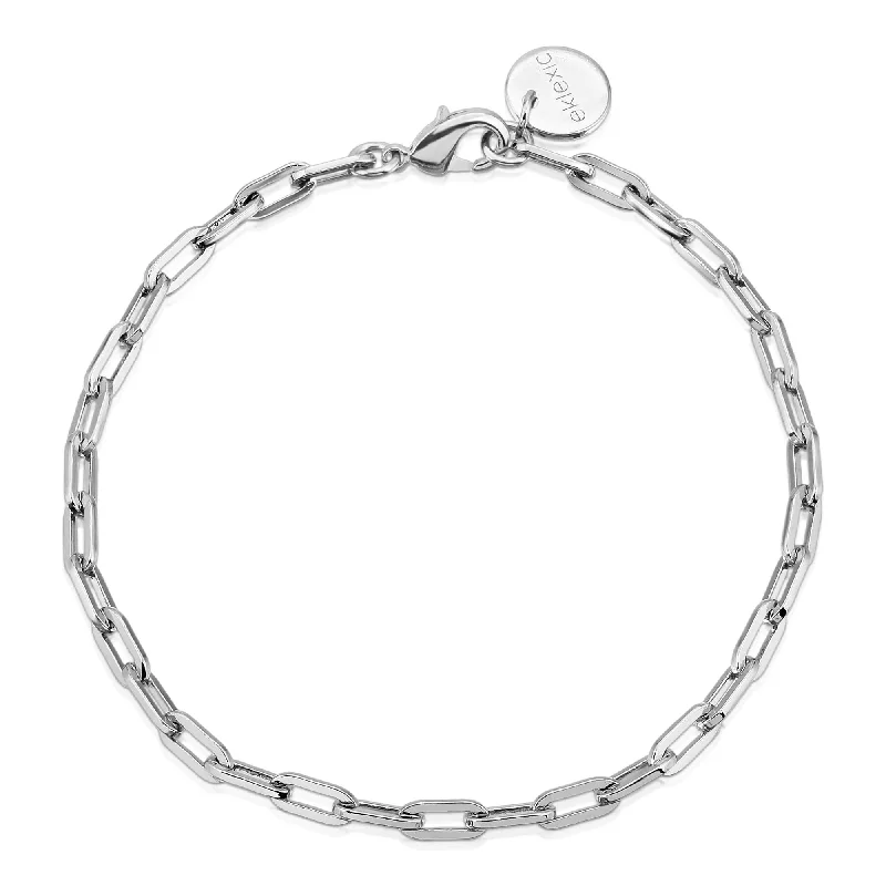 Breathtaking Jewelry At Limited-Time Savings Silver Medium Link Chain Anklet
