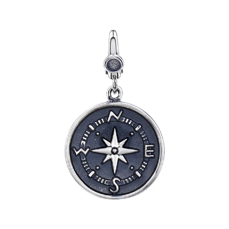 Limited-Time Jewelry Discounts – Shine Without The Splurge Sterling Silver, Antiqued Compass Clip-On Bead Charm Limited-Time Jewelry Discounts – Shine Without The Splurge Sterling Silver, Antiqued Compass Clip-On Bead Charm