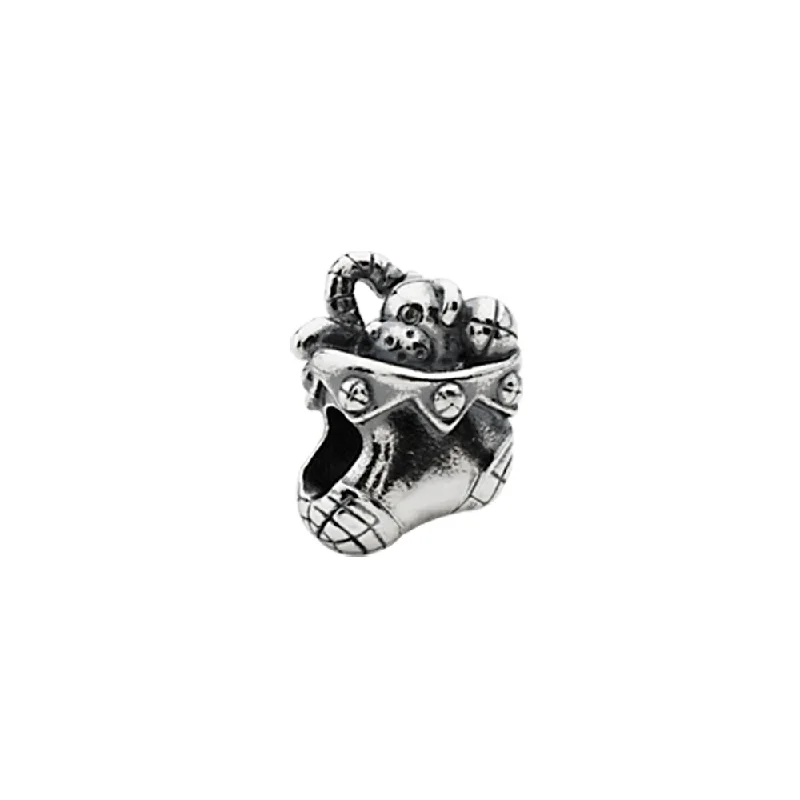 High-End Jewelry, Now More Affordable Than Ever Sterling Silver Christmas Stocking Bead Charm High-End Jewelry, Now More Affordable Than Ever Sterling Silver Christmas Stocking Bead Charm