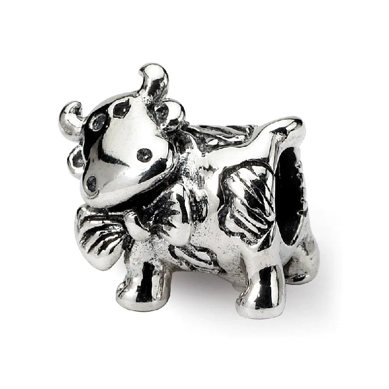 Final Call – Shop Exquisite Jewelry Before It's Gone Sterling Silver Dairy Cow Bead Charm Final Call – Shop Exquisite Jewelry Before It's Gone Sterling Silver Dairy Cow Bead Charm