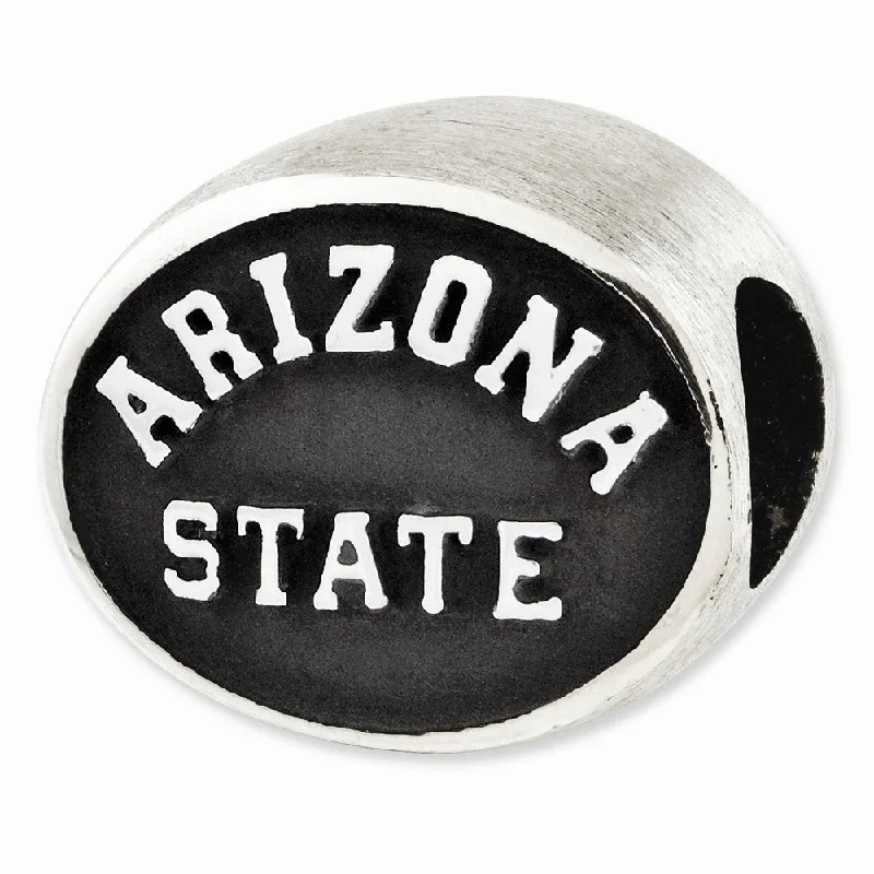 Affordable Luxury Jewelry For Every Occasion Sterling Silver & Enamel Arizona State Univer. Collegiate Bead Charm Affordable Luxury Jewelry For Every Occasion Sterling Silver & Enamel Arizona State Univer. Collegiate Bead Charm