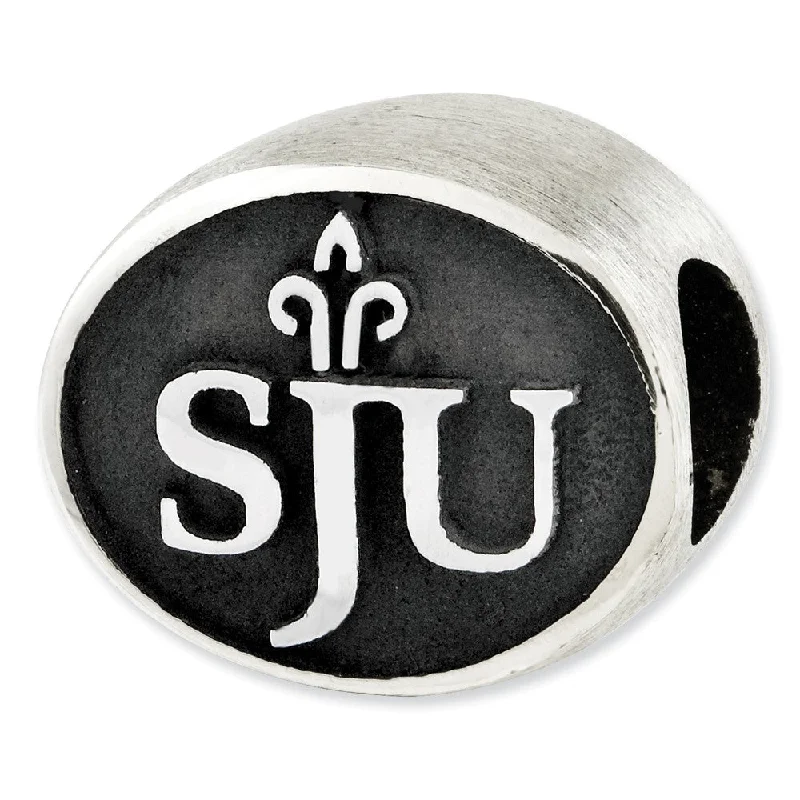 The Perfect Jewelry Piece At The Perfect Discount Sterling Silver & Enamel Saint Joseph's University Collegiate Bead The Perfect Jewelry Piece At The Perfect Discount Sterling Silver & Enamel Saint Joseph's University Collegiate Bead
