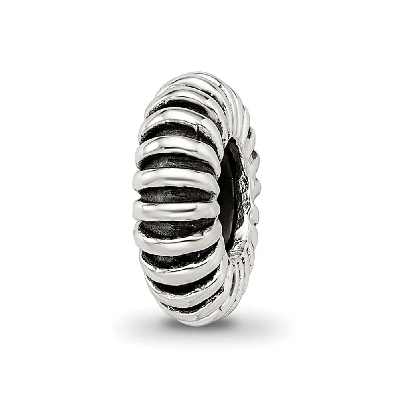 Limited-Time Jewelry Sale – Don't Miss Out On Dazzling Discounts Sterling Silver Fluted Stopper and Spacer Bead Charm Limited-Time Jewelry Sale – Don't Miss Out On Dazzling Discounts Sterling Silver Fluted Stopper and Spacer Bead Charm