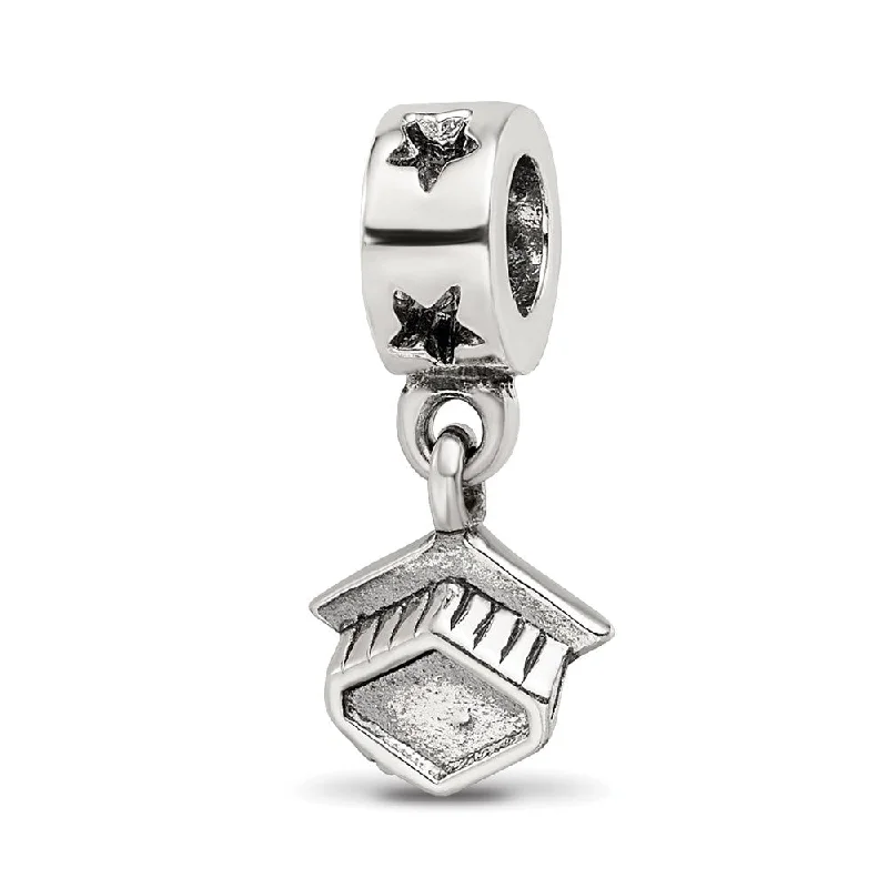 Unmissable Jewelry Sale – Shop Before It's Too Late Sterling Silver Graduation Cap Dangle Bead Charm Unmissable Jewelry Sale – Shop Before It's Too Late Sterling Silver Graduation Cap Dangle Bead Charm