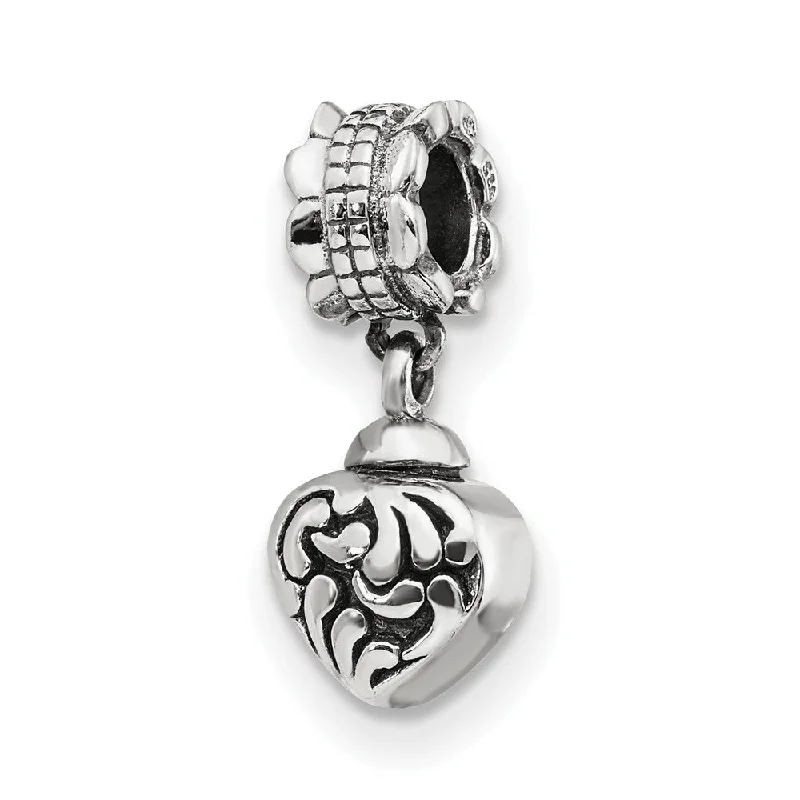 Grab Exquisite Jewelry At The Lowest Prices Sterling Silver Heart Ash Holder Bead Charm Grab Exquisite Jewelry At The Lowest Prices Sterling Silver Heart Ash Holder Bead Charm