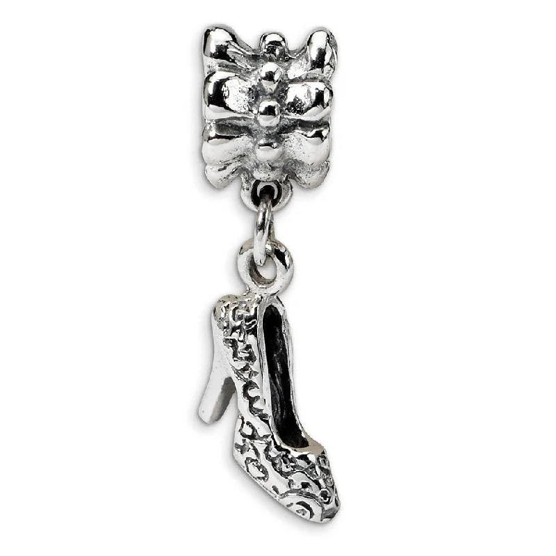 Limited-Time Offer On Elegant Jewelry Pieces Sterling Silver High Heel Dangle Bead Charm Limited-Time Offer On Elegant Jewelry Pieces Sterling Silver High Heel Dangle Bead Charm
