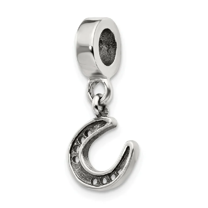 Grab Stylish Jewelry Before The Sale Ends Sterling Silver Horseshoe Dangle Bead Charm Grab Stylish Jewelry Before The Sale Ends Sterling Silver Horseshoe Dangle Bead Charm
