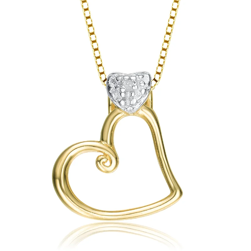 Holiday Jewelry Sale – Perfect Gifts At The Best Prices Sterling Silver Mini Cubic Zirconia Heart Band Pendant