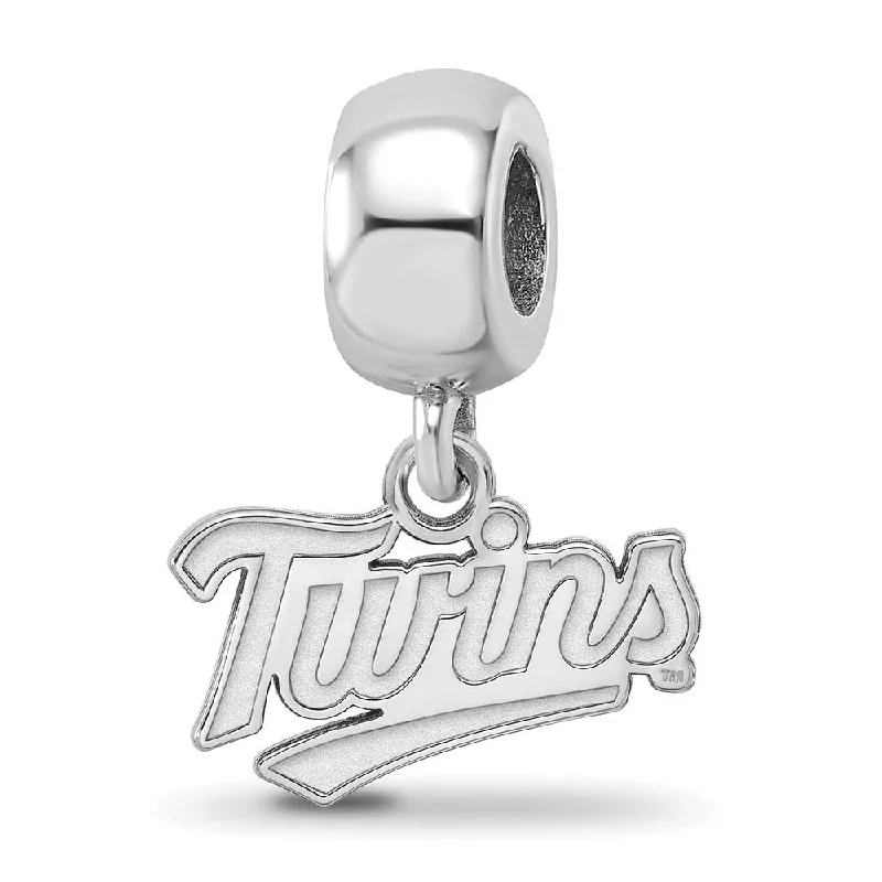 Upgrade Your Collection With Our Limited-Time Jewelry Sale Sterling Silver Rhodium Plated MLB Minnesota Twins XS Dangle Bead Upgrade Your Collection With Our Limited-Time Jewelry Sale Sterling Silver Rhodium Plated MLB Minnesota Twins XS Dangle Bead