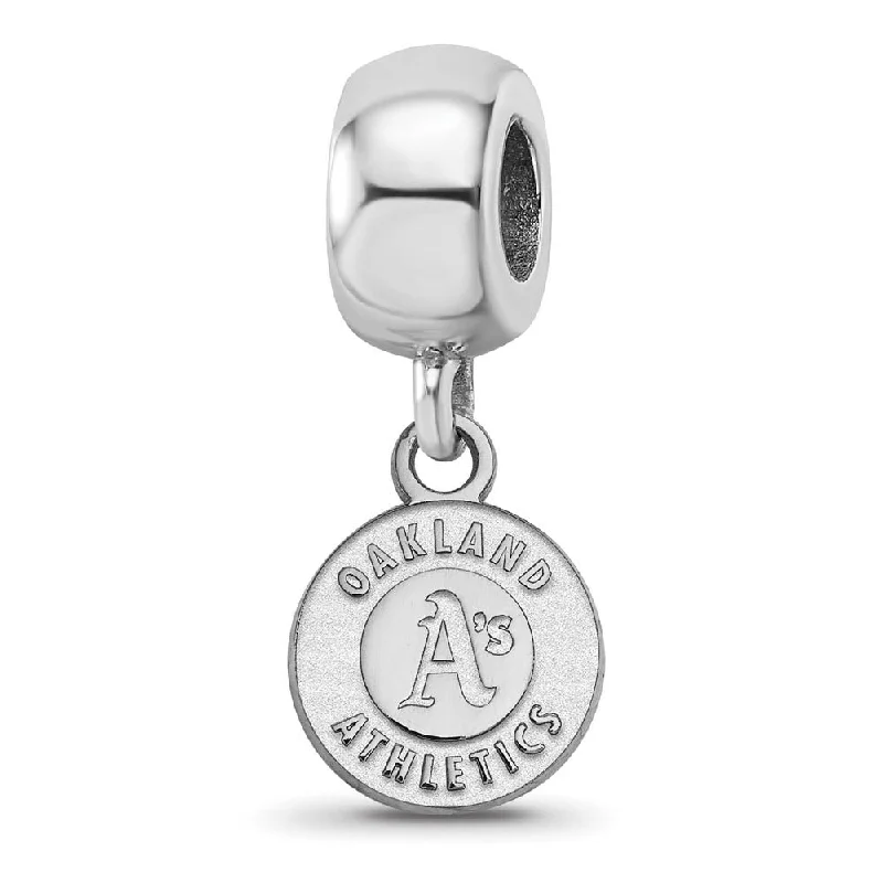 Exclusive Jewelry Sale – Grab Timeless Pieces Now Sterling Silver Rhodium Plated MLB Oakland Athletics XS Dangle Bead Exclusive Jewelry Sale – Grab Timeless Pieces Now Sterling Silver Rhodium Plated MLB Oakland Athletics XS Dangle Bead