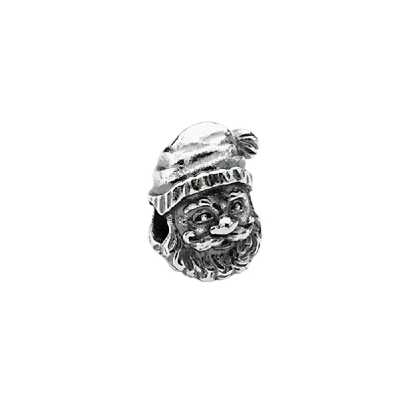 Don't Miss Out On Jaw-Dropping Jewelry Discounts Sterling Silver Santa Bead Charm
