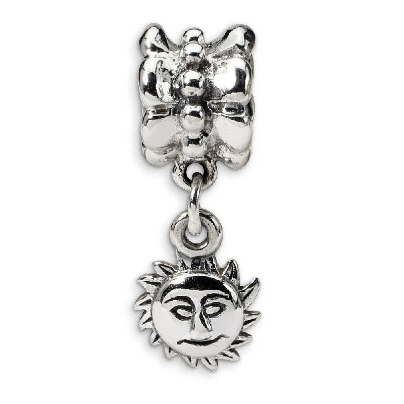 Limited-Stock Jewelry Sale – Once It's Gone, It's Gone Sterling Silver Sun Dangle Bead Charm Limited-Stock Jewelry Sale – Once It's Gone, It's Gone Sterling Silver Sun Dangle Bead Charm