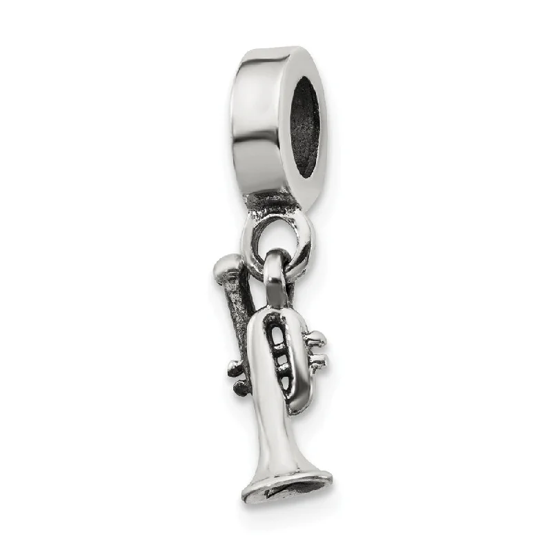 Grab Your Favorite Jewelry At The Lowest Prices Sterling Silver Trumpet Dangle Bead Charm Grab Your Favorite Jewelry At The Lowest Prices Sterling Silver Trumpet Dangle Bead Charm