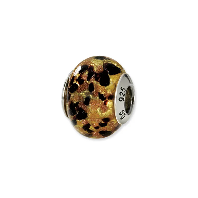 The Ultimate Jewelry Sale – Shop Premium Styles Sterling Silver, Yellow and Black Speckled Murano Glass Bead Charm The Ultimate Jewelry Sale – Shop Premium Styles Sterling Silver, Yellow and Black Speckled Murano Glass Bead Charm